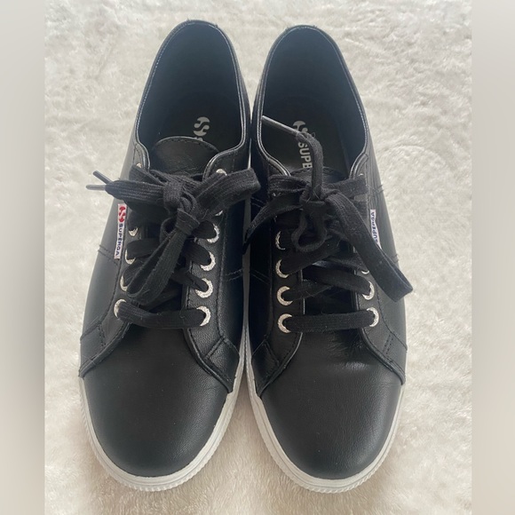 Superga Shoes - Superga Shoes Size 10W Color Black